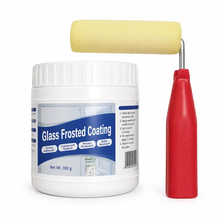 Waterproof UV Resistant Frosted Glass Paint with Roller Brush