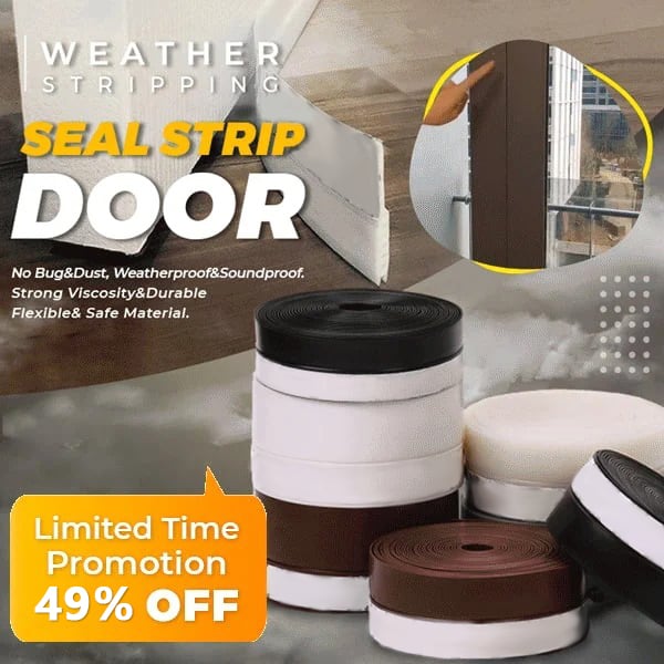 📢📢50% OFF !! ⏰5m Door Seal Strip – Keep Out Dust, Insects & Noise – Self-Adhesive, Flexible & Universal Fit ✨