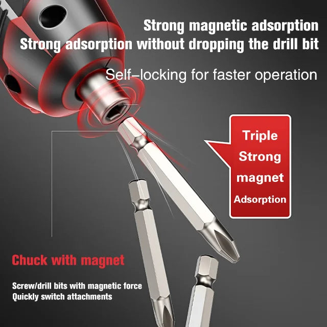 "Screwvam" 47 in 1 Mini Househole Electric Screwdriver