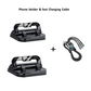 📱✨ 360° Rotating Foldable Phone Holder - Universal Compatibility with Anti-Slip Base for Desk, Car & Travel Use 🚗💻