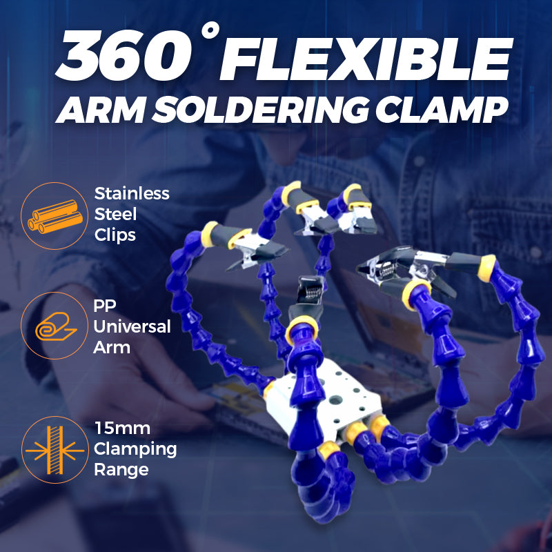 Multi-Arm Adjustable Soldering Helping Hands