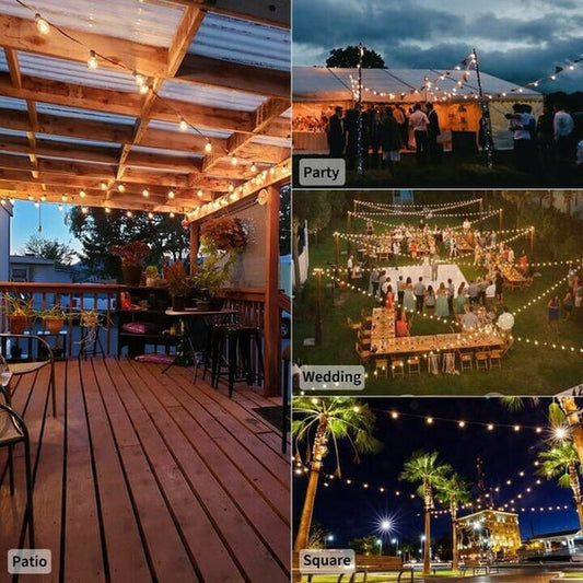 Waterproof Solar Powered LED Outdoor String Lights (50% OFF)