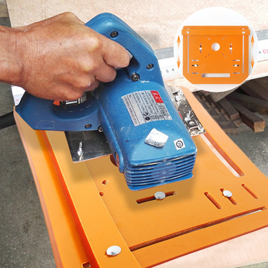 Cutting machine base plate