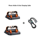 📱✨ 360° Rotating Foldable Phone Holder - Universal Compatibility with Anti-Slip Base for Desk, Car & Travel Use 🚗💻
