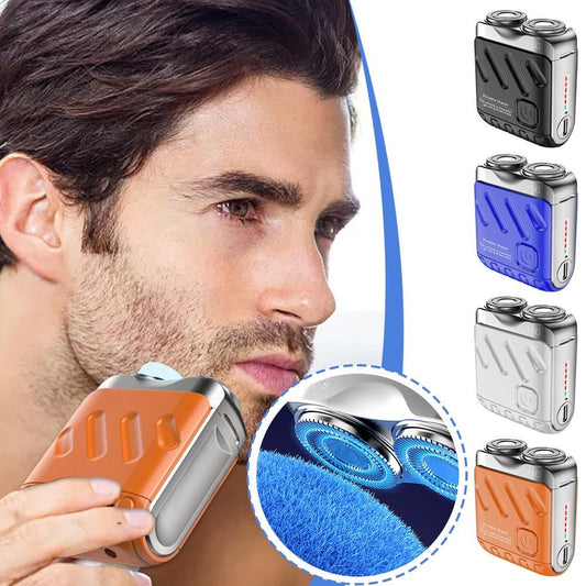 Portable Rotary Dual Ring Electric Shaver