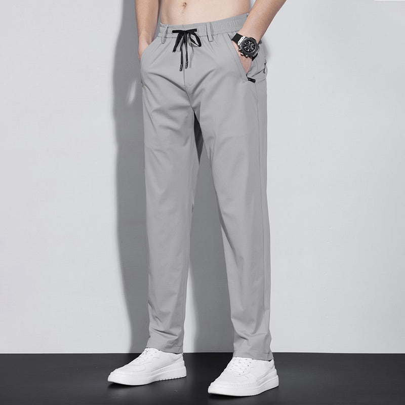 Summery Ice Silk Sports Pants