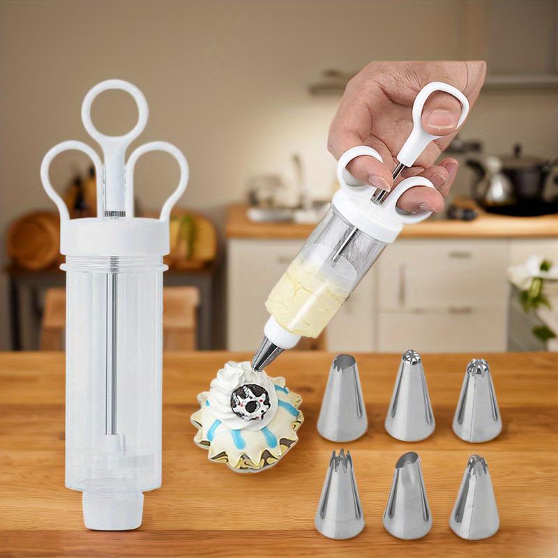 📢📢50% OFF !! ⏰Stainless Steel Cake Decorating Gun Kit