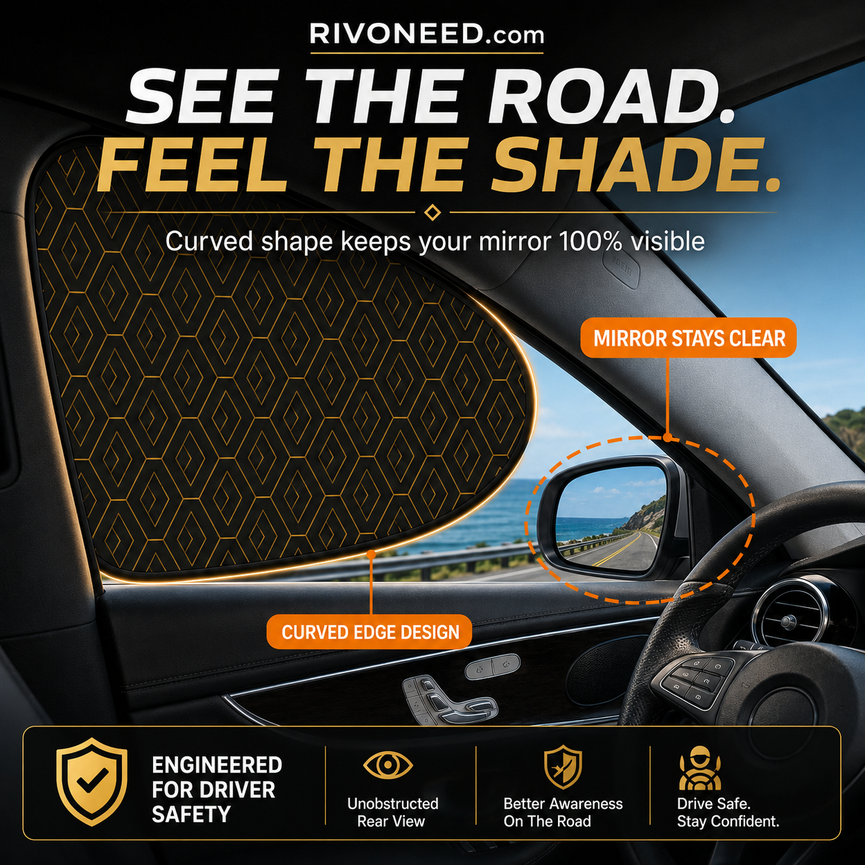 📢📢50% OFF !! ⏰Universal Car Side Window Sun Shades