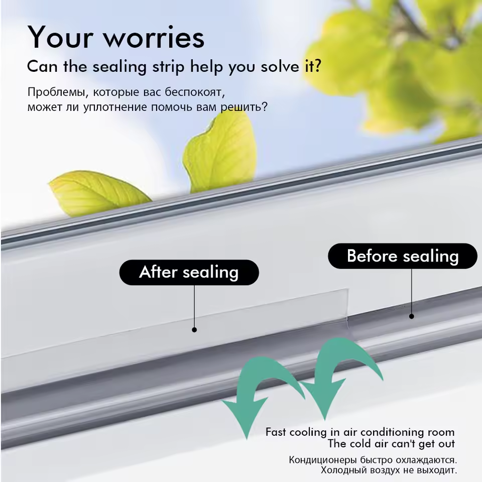 📢📢50% OFF !! ⏰5m Door Seal Strip – Keep Out Dust, Insects & Noise – Self-Adhesive, Flexible & Universal Fit ✨