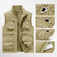 Reversible Multi-Pocket Padded Vest for Men & Women