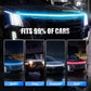 🔥【Dynamic Scan HoodBeam Kit】 Light up your hood with hypnotic smooth scanning effects! ✨🚗