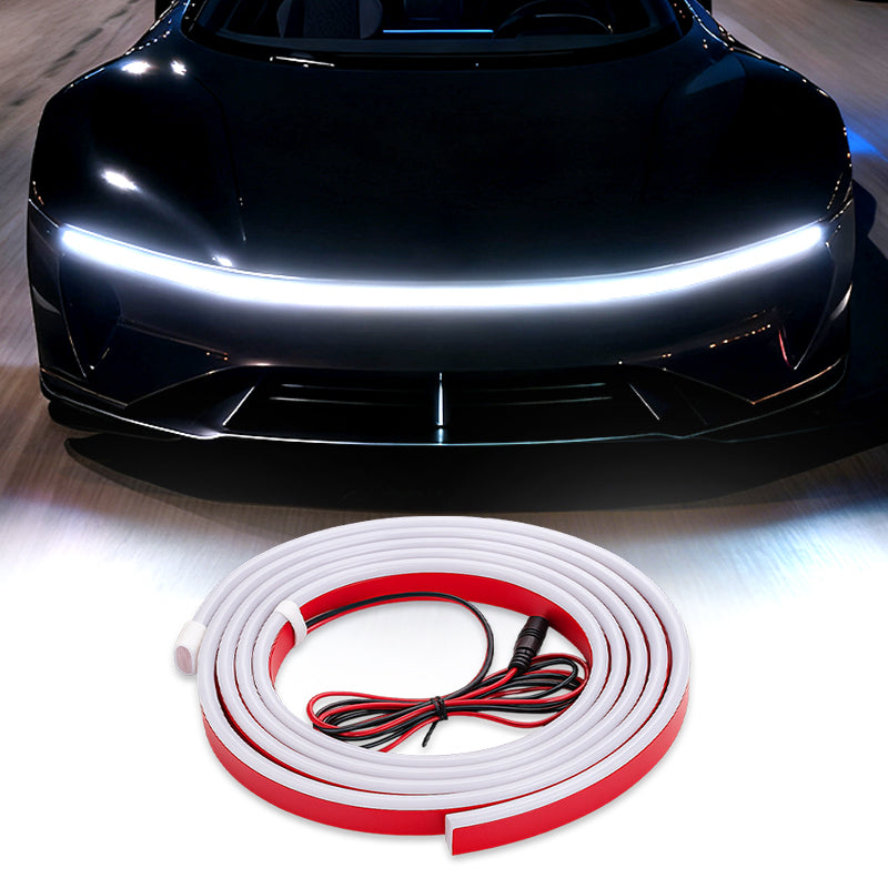 🔥【Dynamic Scan HoodBeam Kit】 Light up your hood with hypnotic smooth scanning effects! ✨🚗