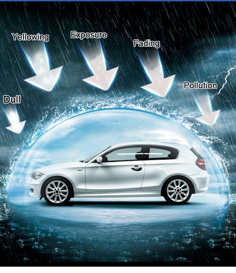 ⏳Time-Limited Special⏰ Car Glass Oil Film Cleaner Brush — Clearer View in Rain 🌧️