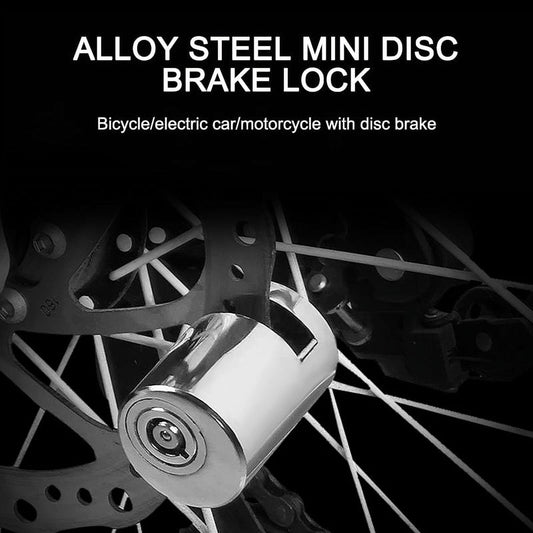 🔒Motorcycle and Bicycle Anti-Theft Disc Brake Lock