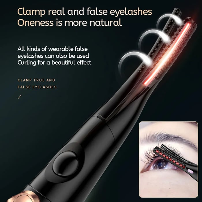 Heated Eyelash Curler for Long lasting Natural Curling