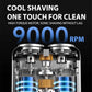 Portable Rotary Dual Ring Electric Shaver