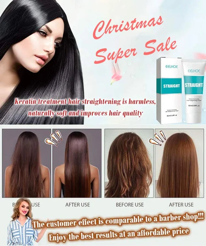 Silk and Keratin Conditioning and Straightening Milk（49% OFF）