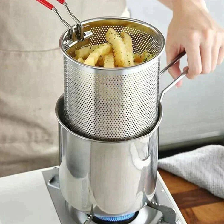 🔥HOT SALE 50% OFF⏳304 Stainless Steel Multifuntional Fryer🎁