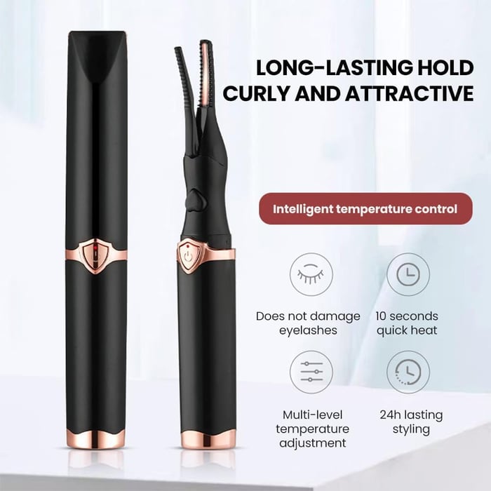 Heated Eyelash Curler for Long lasting Natural Curling