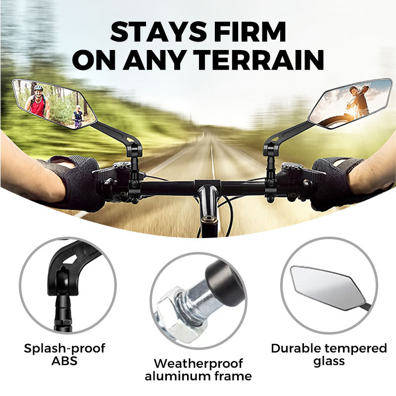 ⏳Limited-time 50% off⏰360° Rotatable Adjustable Bicycle Rearview Mirror🚴🪞