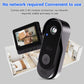 🔥2026 Bestseller🔥Wireless doorbell camera: 1080P, 170° angle, 4.3-inch screen, IPX65 outdoor waterproof rating, night vision