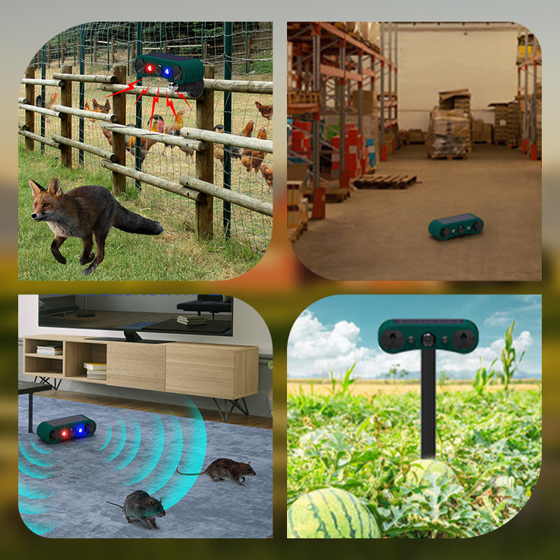 🔥Last Day Promotion🔥Solar Motion Sensor Outdoor Animal for Repelling