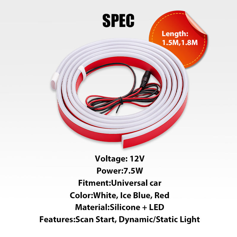 🔥【Dynamic Scan HoodBeam Kit】 Light up your hood with hypnotic smooth scanning effects! ✨🚗