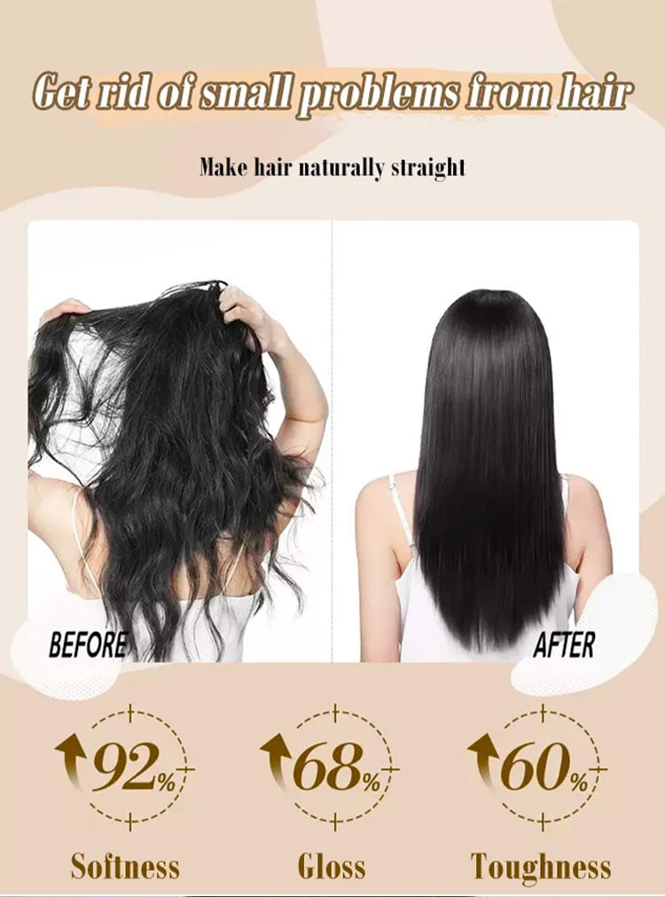 Silk and Keratin Conditioning and Straightening Milk（49% OFF）