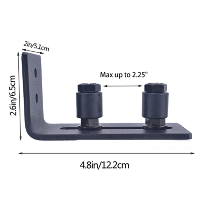 🔥Hot Sale 50% OFF⚡EaseLife Barn Door Bottom Guide – Adjustable Roller, Easy Wall‑Mount Install