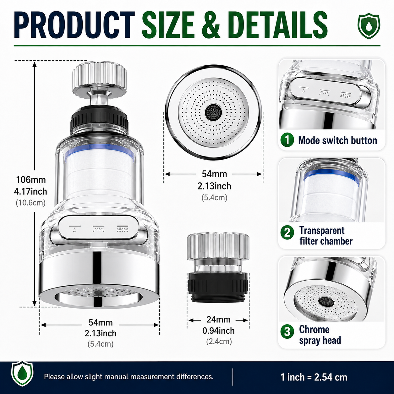 ⏳Time-Limited Special⏰360°Rotating Faucet Filter‑Splash‑Proof Water Purifier💧