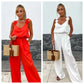 🔥2025 HOT SALE🔥Women's Sleeveless Wide Leg Jumpsuit