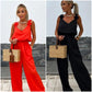 🔥2025 HOT SALE🔥Women's Sleeveless Wide Leg Jumpsuit