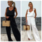 🔥2025 HOT SALE🔥Women's Sleeveless Wide Leg Jumpsuit