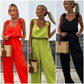 🔥2025 HOT SALE🔥Women's Sleeveless Wide Leg Jumpsuit