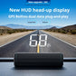 🚗 Universal GPS Car Speedometer Head-Up Display (HUD) – Accurate Speed in km/h – Digital Speedometer, Compass & Overspeed Alert – Plug & Play for All Vehicles 📊✨