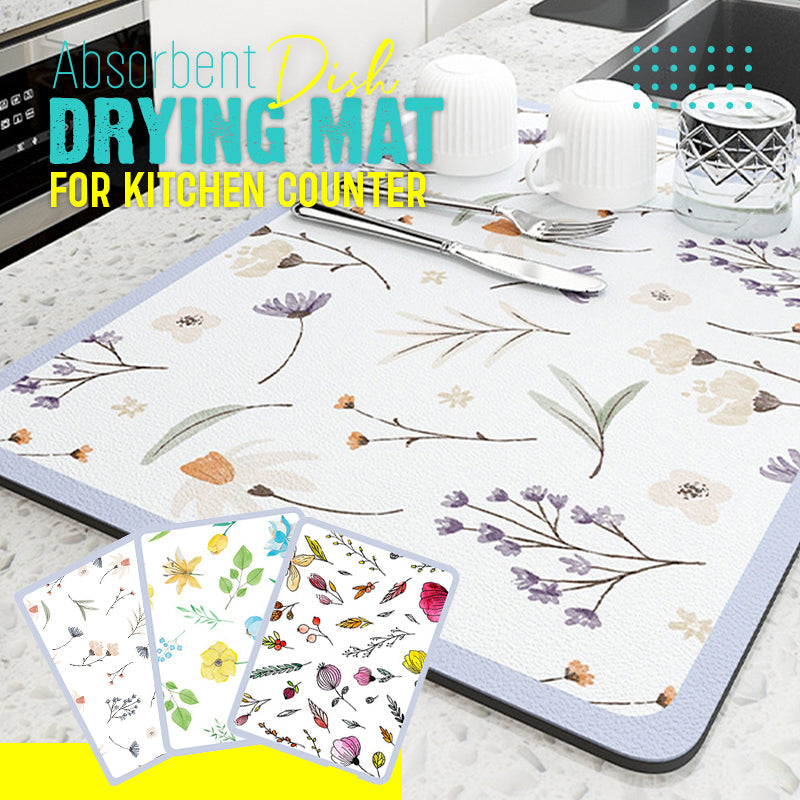 🔥Hot Sale 49% OFF🔥Kitchen Absorbent Dish Drying Mat