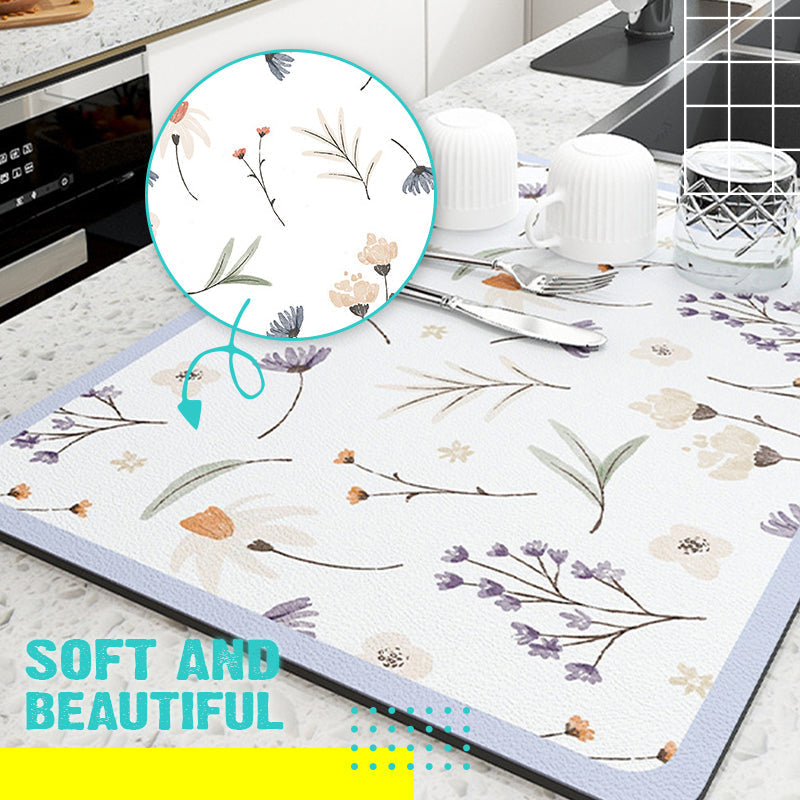 🔥Hot Sale 49% OFF🔥Kitchen Absorbent Dish Drying Mat