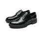 Men's  Fashion Crocodile Print Casual Business Leather Shoes