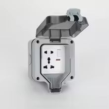 ⚡ LIMITED-TIME 50% OFF! ✨ Outdoor Waterproof Receptacle Outlet – IP66, Anti-Theft Lock, UV Protected 🔒