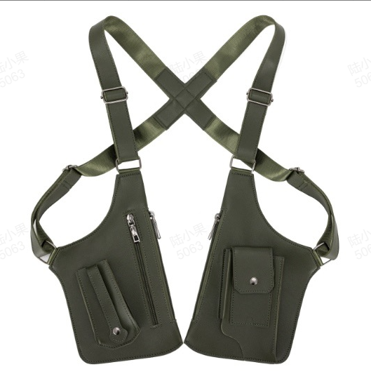 Anti-Theft Multi-Pocket Double-shoulder Tactical Bag