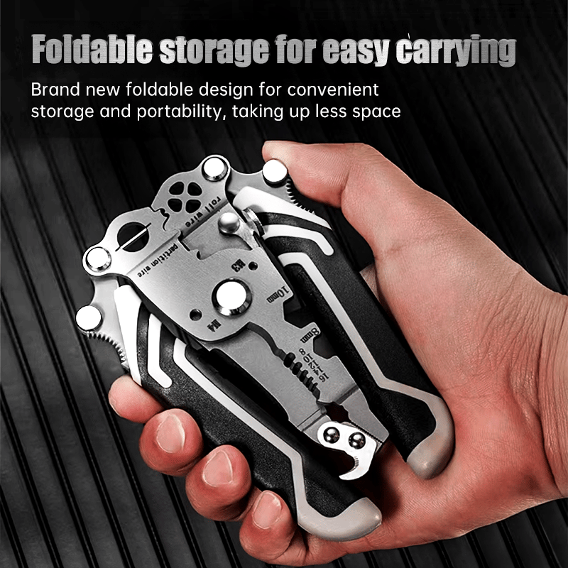 Multifunctional, Foldable Wire Stripper – Professional Electrician Tool