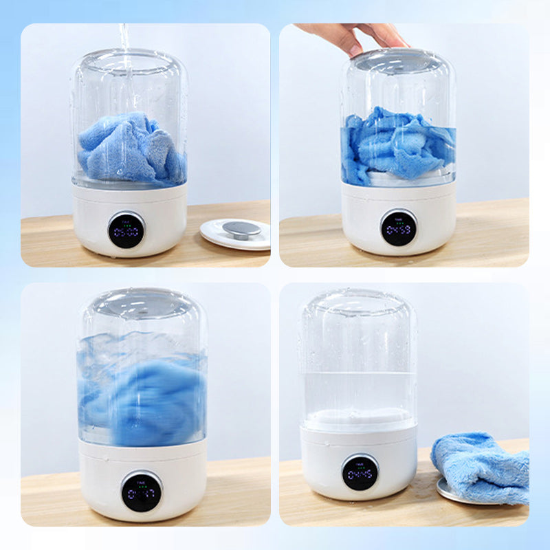 🔥Last Day Sale 50% OFF😍Portable Rechargeable Mini Washing Machine for Underwear！🩲