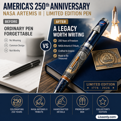 🔥 250th U.S. Anniversary Pen – Heirloom-Quality, 24K Gold-Plated & German-Made Nib – "What Will You Sign With America's 250th?" ✨