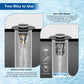 📢📢50% OFF !! ⏰Hibbent Upgraded 3-in-1 Sink Drain Filter, Universal Pop-Up Stopper, Removable Stainless Steel Basket-Shaped Hair Catcher, Sink Stopper for 2.8–5.9 cm, Brass Cartridge, Matte Black