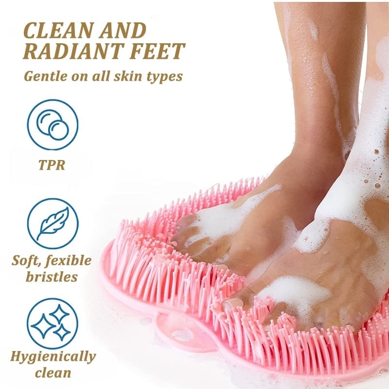 Summer Hot Sale-Shower Foot And Back Scrubber Massage Pad