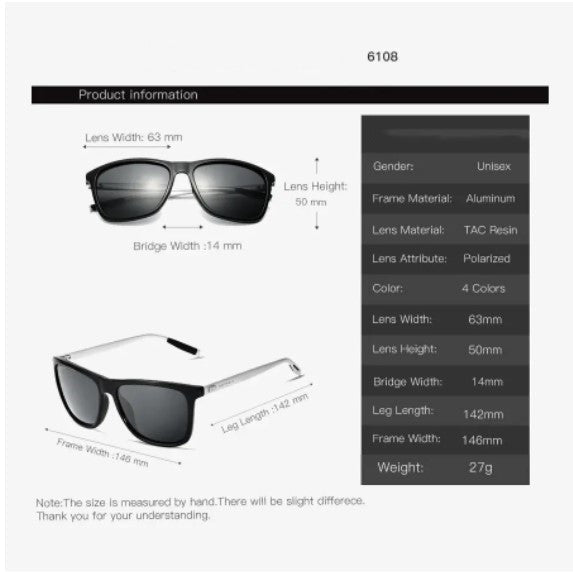 New Design Aluminum Magnesium Men Polarized Sunglasses