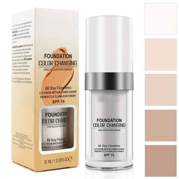 🎁 Buy 2 Get 1 Free🎉Colour Changing Mature Skin Foundation