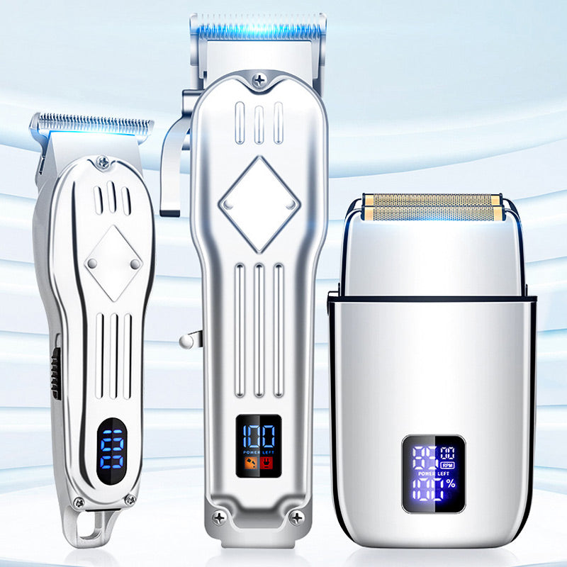 🔥HOT SALE - 50% OFF🔥Vintage Engraving LCD Digital Display Hair Clipper