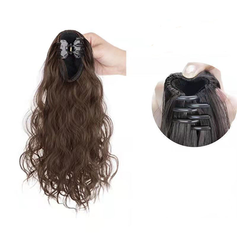 💜 LAST DAY PROMOTION - 50%OFF💜Curly Wig High Ponytail with claw clip