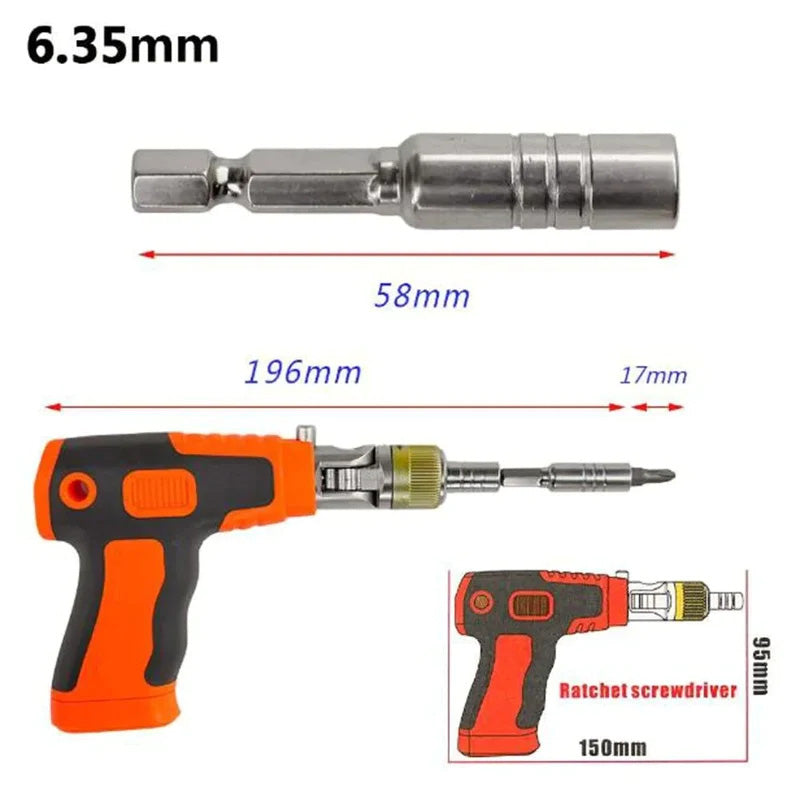 🔥Hot Sale 48% OFF🔥Magnetic Ratchet Screwdriver Set